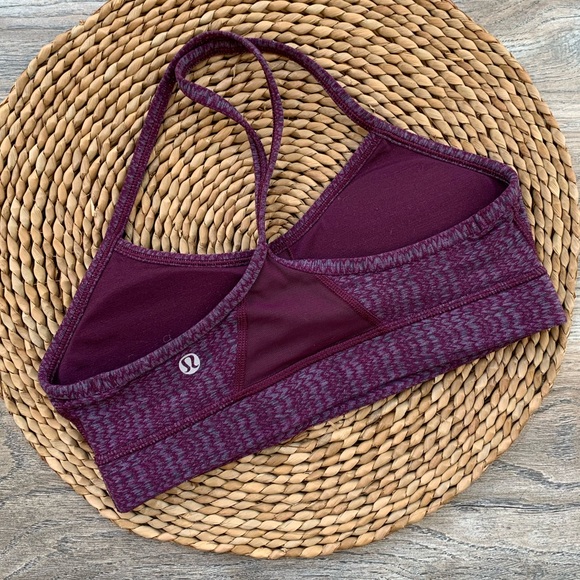 lululemon athletica Tops - Lululemon Purple Workout Yoga Sports Bra